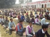Annual exams are sat on the ground