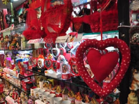 Was attired market being bought gift