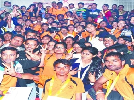 rbs college over all champion in sports fest