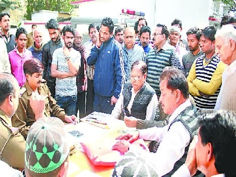 The assault on the road stall , Hungama