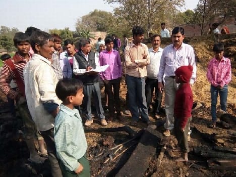 Half a dozen houses in Binpur fire