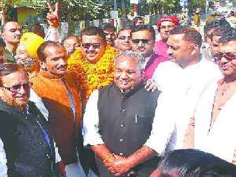 BJP candidate filled nomination
