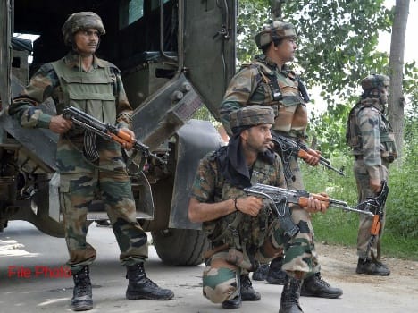 Two militants were killed