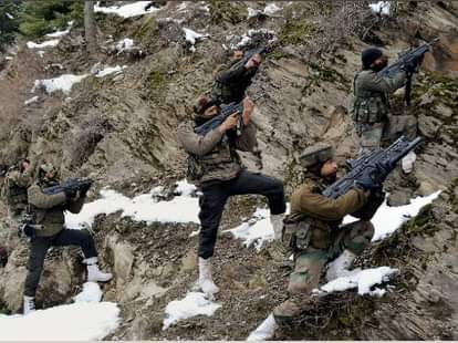 Five militants were killed