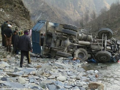 accident in Banihal