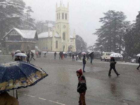 snowfall forecast for himachal, read update.