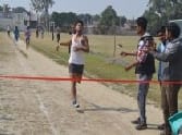 Participants ran fiercely in competition