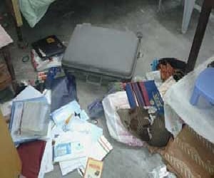 Following the theft of millions of former block chief's house