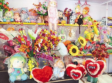 Flowers and gifts will be given to express love