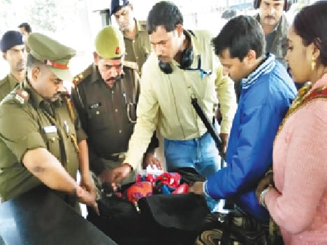 Railway station went on checking operations