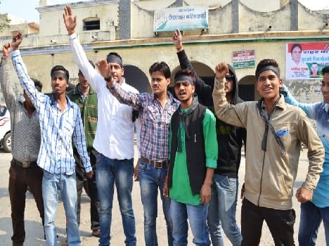 jnu president  manikin burnt