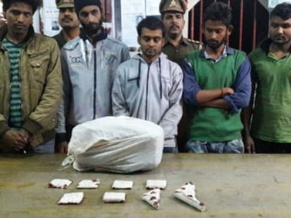 studnets caught with fake currency.