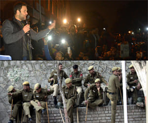 political leaders entry ban in JNU campus