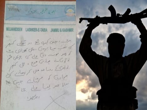 LeT posters caused sensation in Jammu