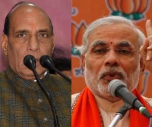 Modi and rajnath to address rally in UP.