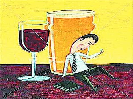Police Caught  600 cases of illegal English wine