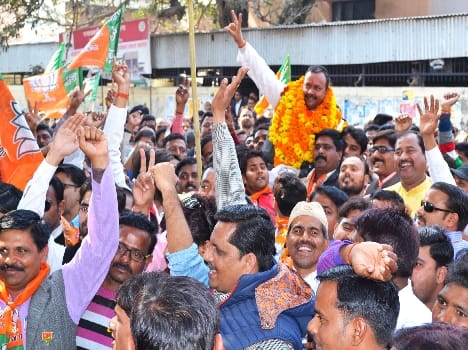 He had five nominations , including BJP candidate Pratap seer