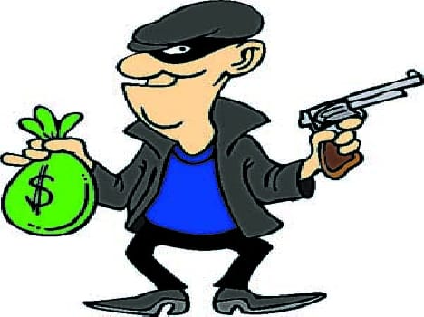 loot of cash and valuables materials