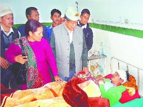 CM visited the hospital Dharchula