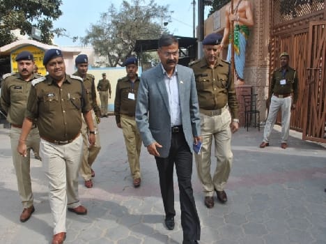 security check in mathura