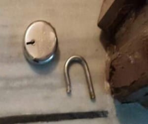 theft in businessman house.