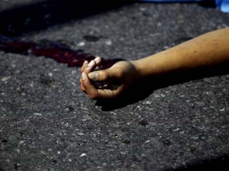 bijnour son shoots his father