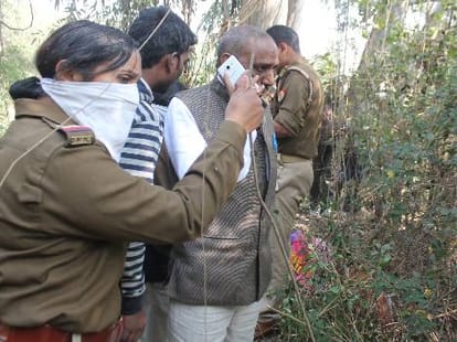A girl student raped and murdered.