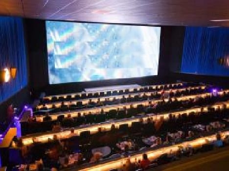 Films show via satellite