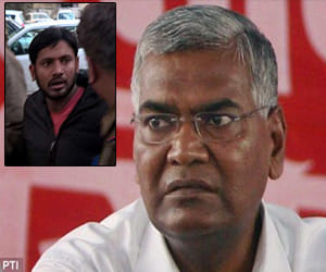 CPI leader D Raja, met secretly with Kanhaiya