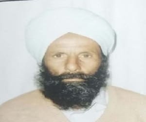 The head of the farmer shot dead