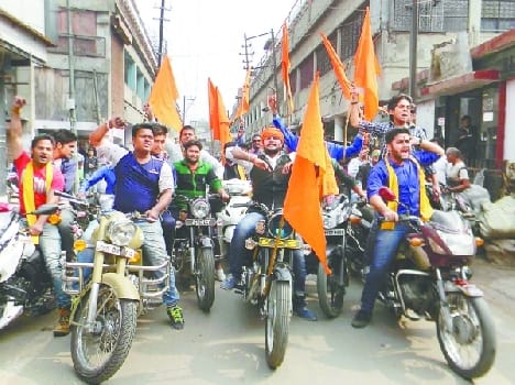 vishwa hindu parishad road march against jnu issue