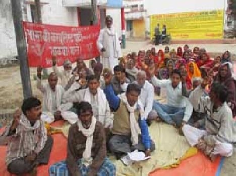 MGNREGA workers pointed voice