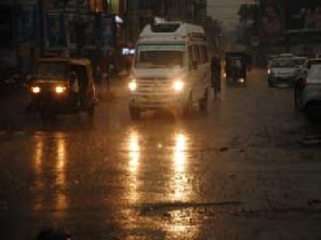 The rain returned with a cold