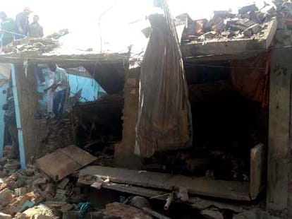 six people dead in the blast in a house