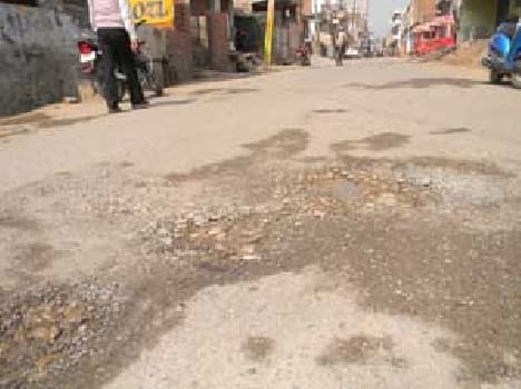 road broken in two months 
