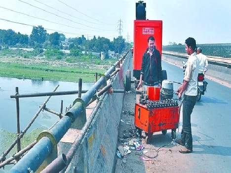 heavy vehcle start from friday on jawahar bridge