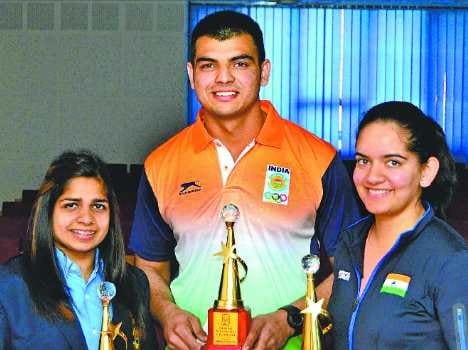 dav college honoured south asian games medalist players