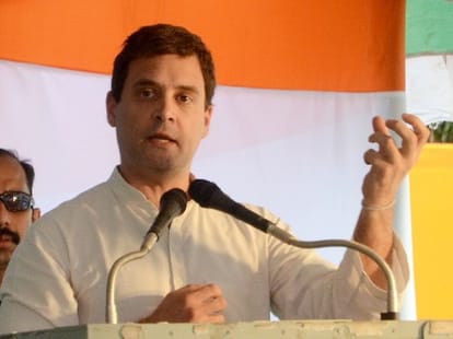  rahul gandhi attacks on BJP in lucknow.