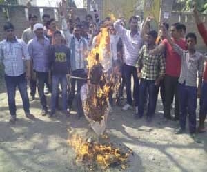 march against jnu row in faridabad 