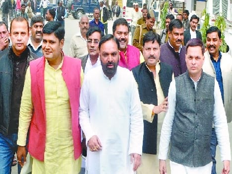 Dr.  Anil Form withdraw procession arrived