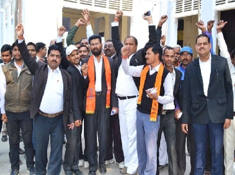 bajrang dal karykartas demonstrated against jnu activities