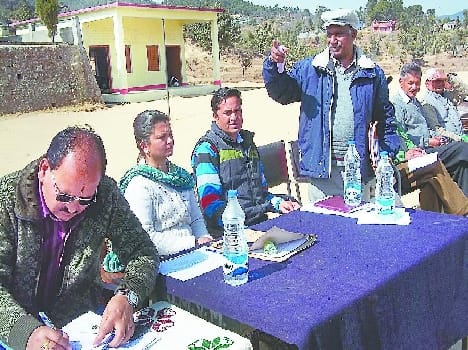 Mudiani open meeting of the Gram Panchayat