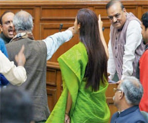 aap mla op sharma find guilty by committee of delhi assembly