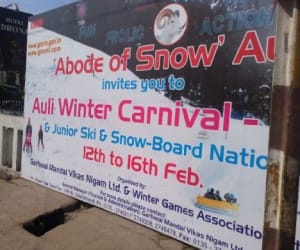 wrong information about auli winter games.