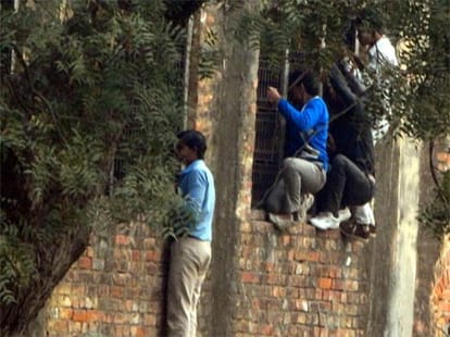 cheating in up board intermediate examination