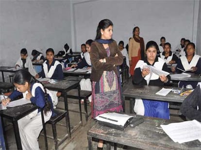 cheating in up board intermediate examination