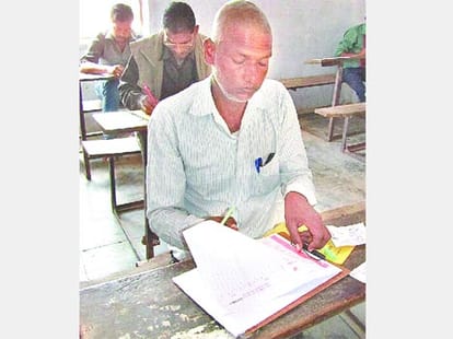 cheating in up board intermediate examination