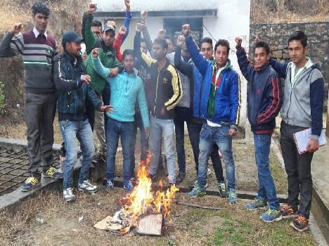 PG college semester examination after opposition Tully