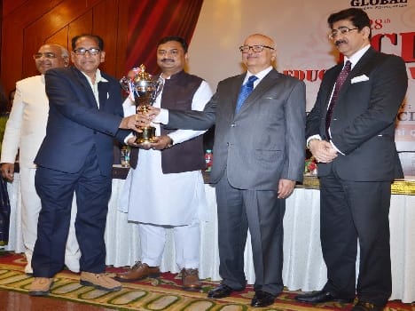Received the award for the best college board of Devanagari