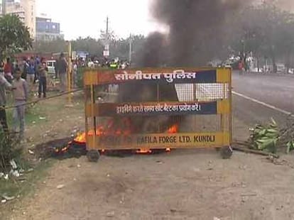 jat protest, voilicen continue in haryana for jat reservation
